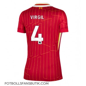 Liverpool Virgil van Dijk #4 Replika Hemmatröja Damer 2024-25 Kortärmad